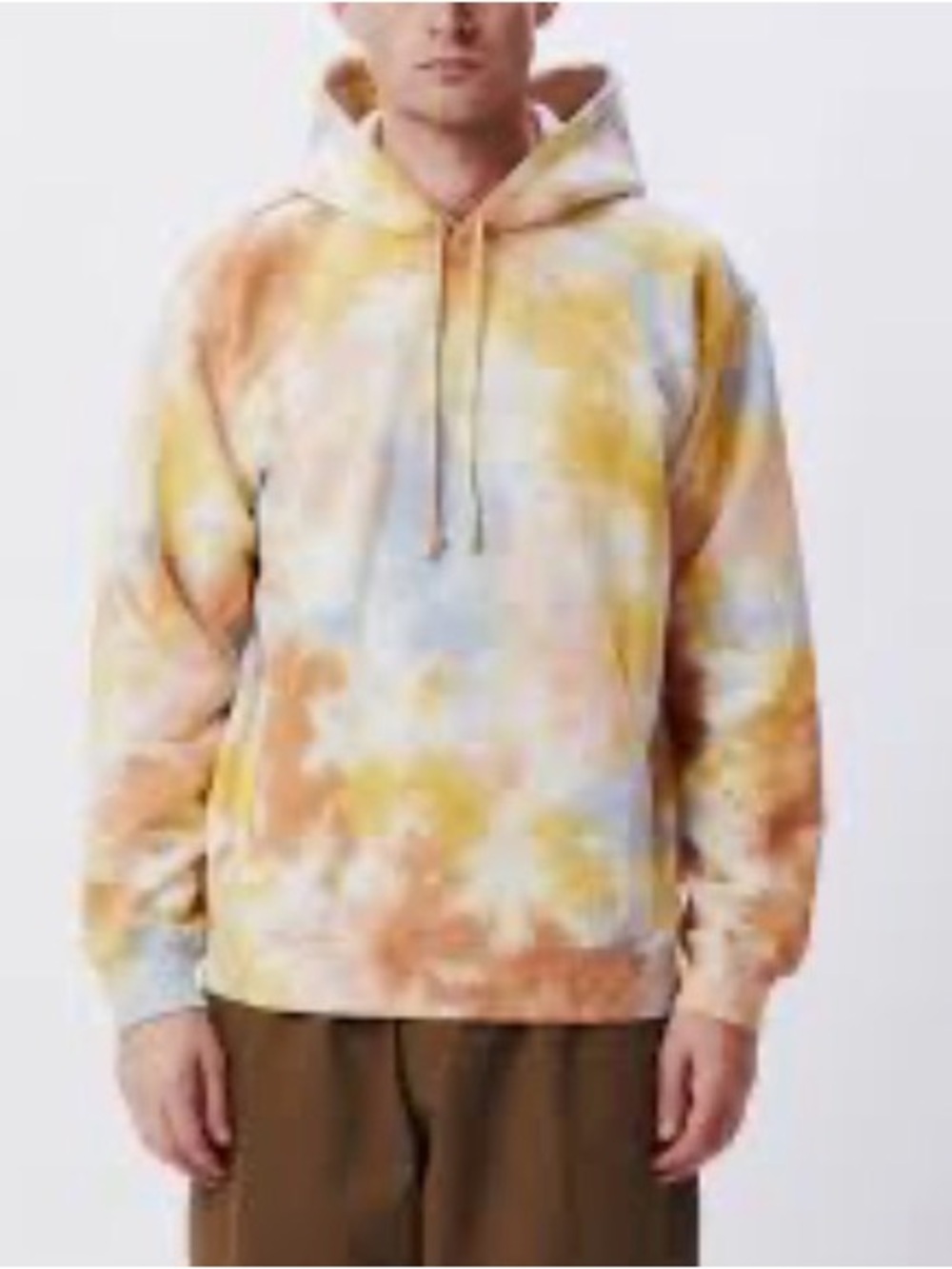 Obey Men's Mini Bold Recycled Earthy Multicolor Tie-Dye Hoodie Sweatshirt M